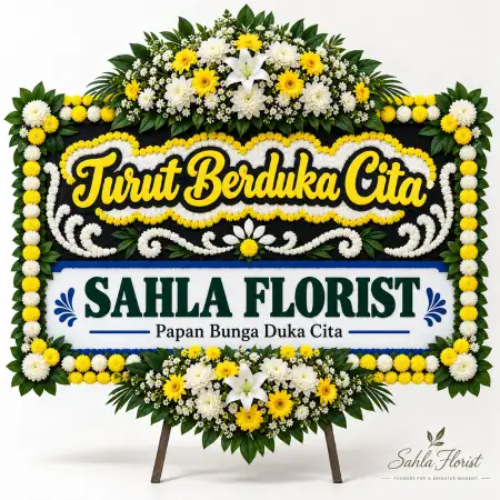 Papan Bunga Duka Baloi